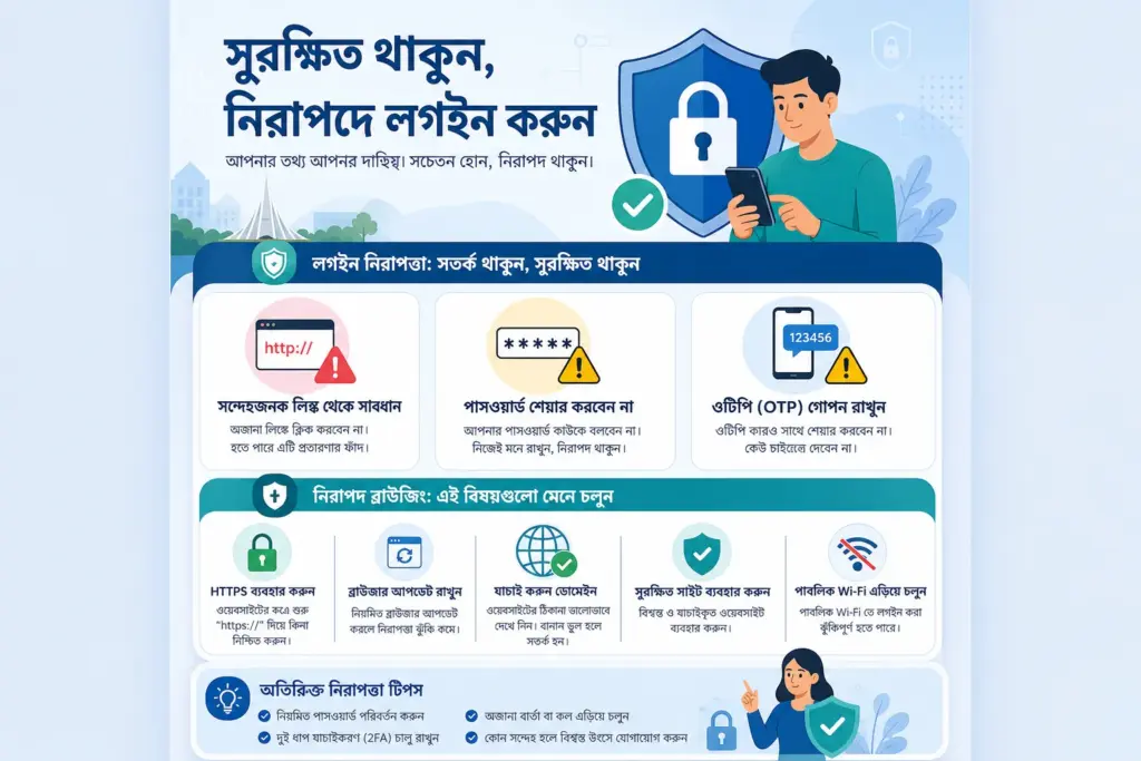 ভুল CD33 login link এড়ানোর নিরাপত্তা নির্দেশনা